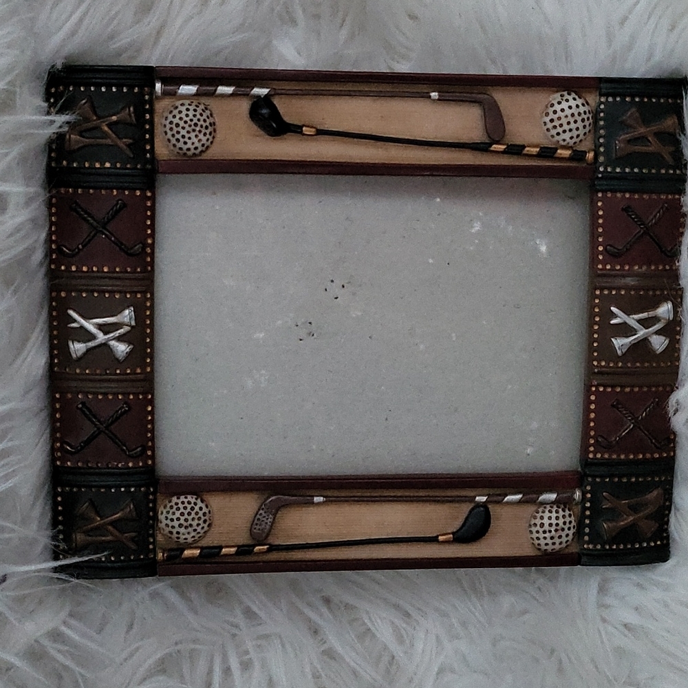 Golf themed photo picture frame